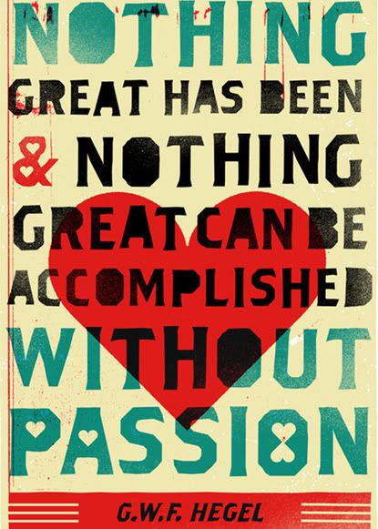 be passionate