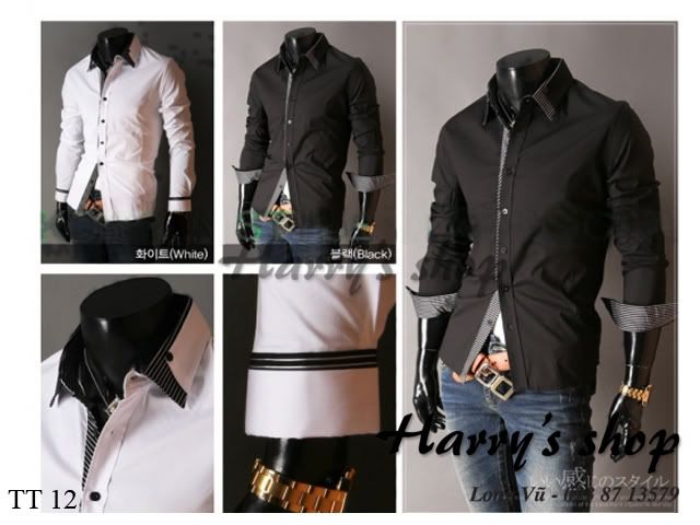 [HARRYshop] Áo sơ mi nam Hàn Quốc giá rẻ, quần kaki nam, áo khoác hàn Quốc - 10