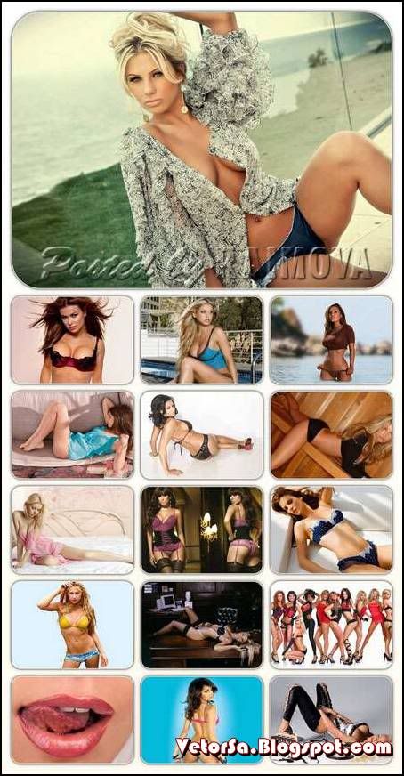 Coleção Papel de Parede Sexy Gatas Women 6