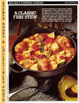 McCall's Cooking School Recipe Card (Fish, Seafood 2 - Bouillabaisse) (Replacement Recipage / Recipe Card for 3-Ring Binders) Marianne Langan and Lucy Wing