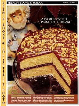 McCall's Cooking School Recipe Card (Cakes, Cookies 31 - Peanut Butter Cake) (Replacement Recipage / Recipe Card For 3-Ring Binders) Marianne Langan and Lucy Wing