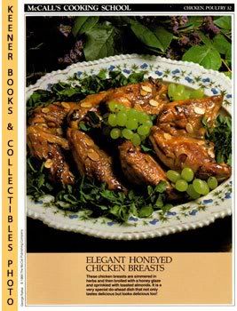 McCall's Cooking School Recipe Card (Chicken, Poultry 32 - Honey-Glazed Chicken Breasts) (Replacement Recipage / Recipe Card For 3-Ring Binders) Marianne Langan and Lucy Wing
