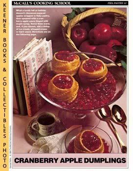 McCall's Cooking School Recipe Card (Pies, Pastry 10 - Baked Cranberry-Apple Dumplings) (Replacement Recipage / Recipe Card for 3-Ring Binders) Marianne Langan and Lucy Wing