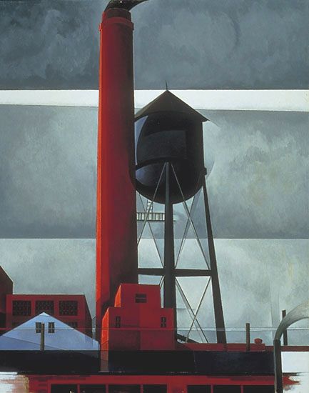 Charles Demuth - Chimney and Water Tower
