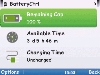 BatteryLife v1.16 S60v3 S60v5 Symbian 9.x Unsigned EN By Xitrumbinhduong [Update 12.5.11]