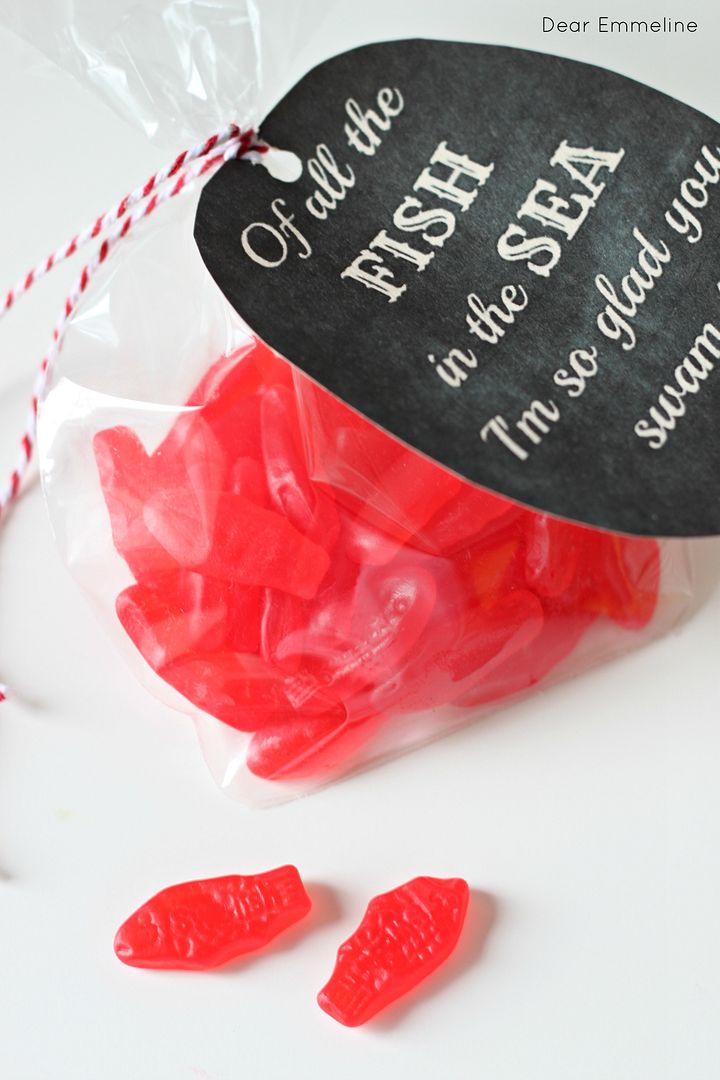 Swedish Fish Valentines Free Printable