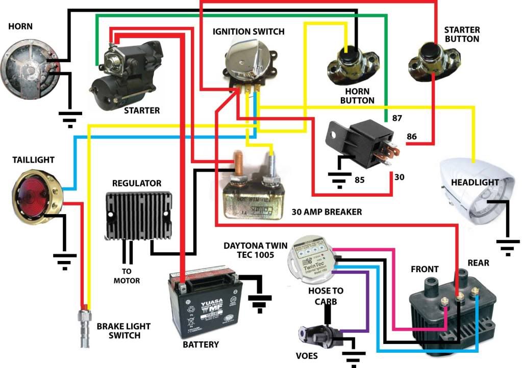 Solved  I Need  Wiring Diagram For A Harley 1990 1340