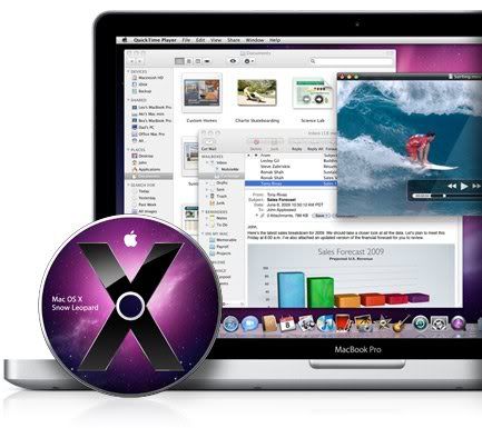 Mac OS X Snow Leopard v.10.6.3 Retail + Boot think & MacDrive (2011)