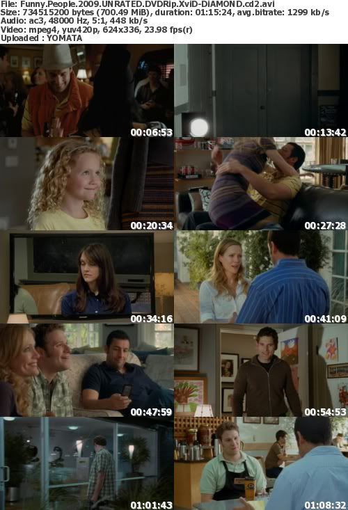 Funny People 2009 UNRATED DVDRip XviD-DiAMOND