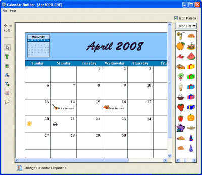 Calendar Builder 3.74 Calendar Builder 3.74