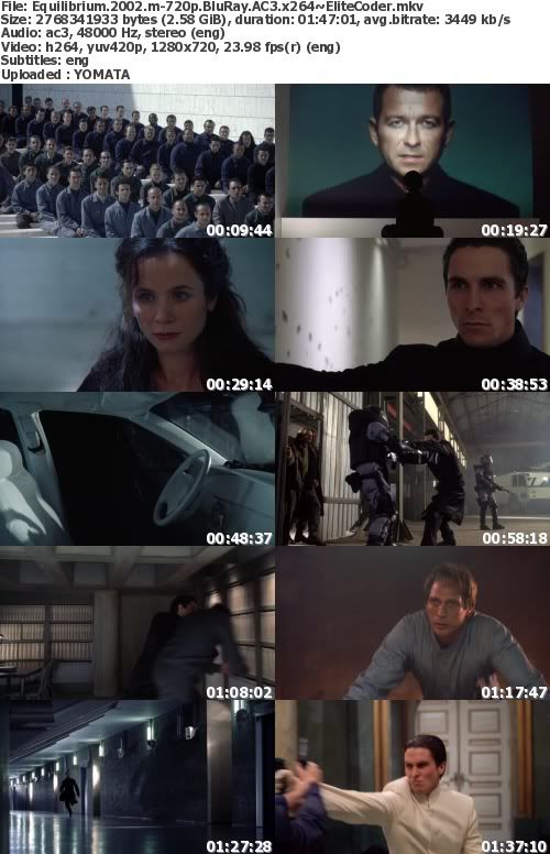 Equilibrium 2002 m-720p BluRay AC3 x264~EliteCoder