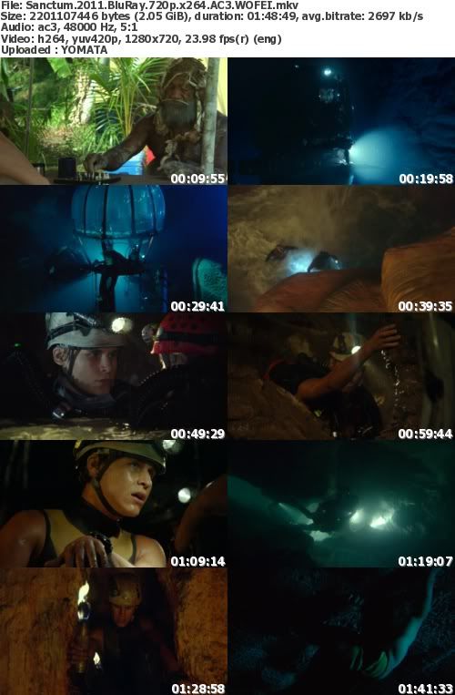 Sanctum (2011) BluRay 720p x264 AC3 WOFEI