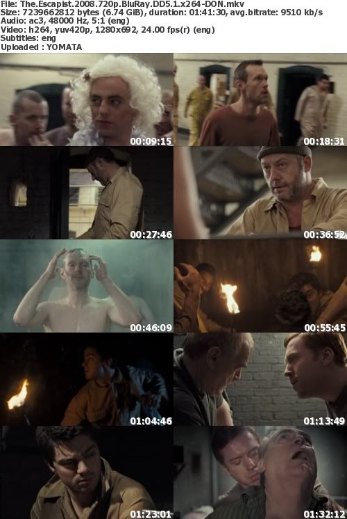 The Escapist (2008) 720p BluRay DD5.1 x264-DON