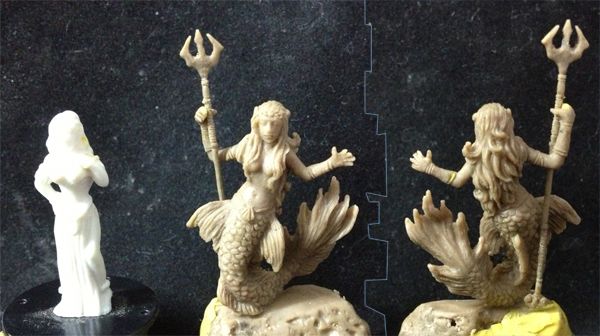 Mermaid Miniature......Un-painted