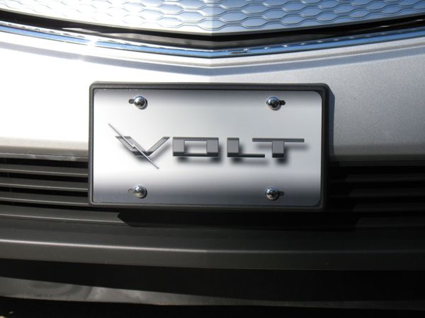 chevy bolt license plate frame