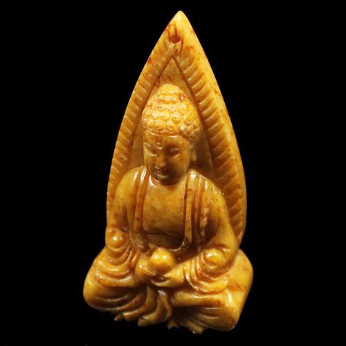Pretty Carved Chinese Old Jade big kwan yin Amulet Pendant/Statue P36 