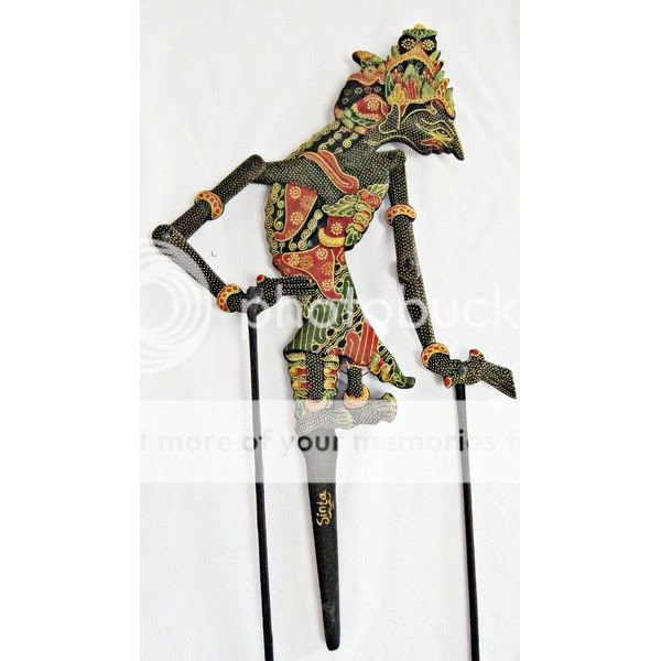 Wayang Klitik Small Sz Puppet Wood Unique Antique Batik  