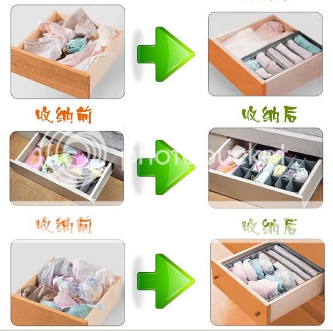 Underwear Storage Box Bra Storage Box Socks Storage Box 3 Piece