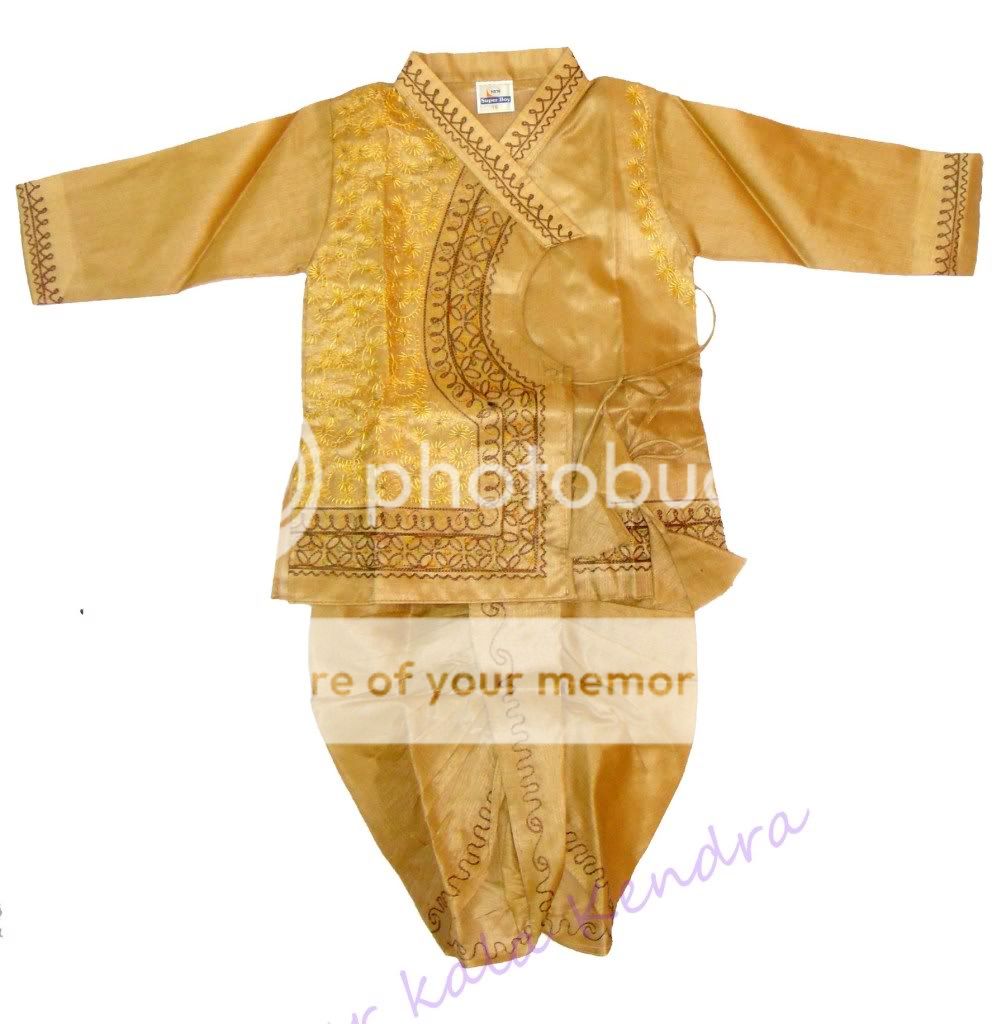 Kids Boys Indian Traditional Dhoti Kurta Dress Set Fancy Gift Boy Wear 