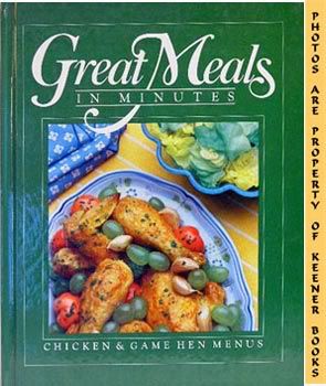 Image for Great Meals In Minutes - Chicken & Game Hen Menus