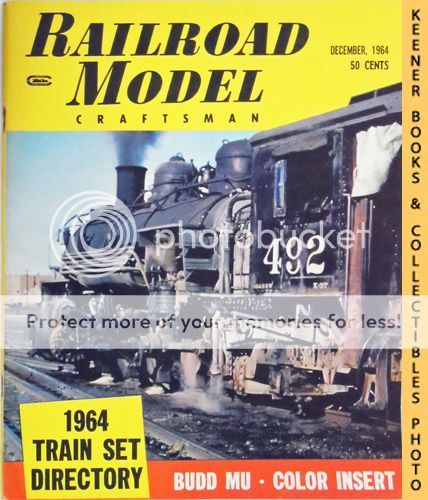 Railroad Model Craftsman Magazine, December 1964 (Vol. 33, No. 7 ...