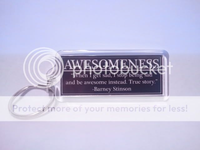   Your Mother Barney Stinson awesomeness keychain One of a kind handmade