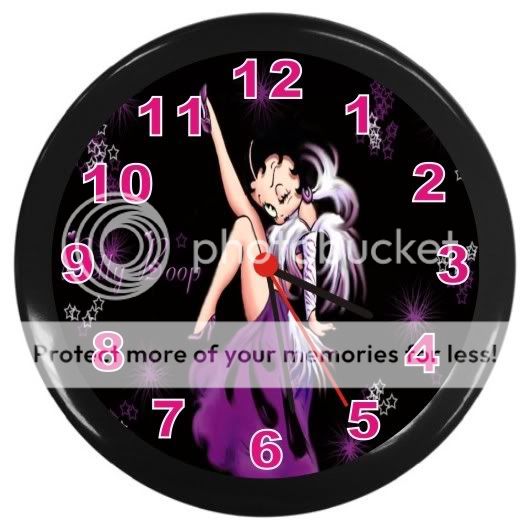 New Betty Boop Wall Clock Room Decor  