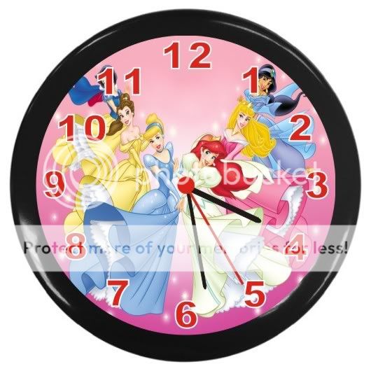 New Disney Princesses Wall Clock Room Decor  