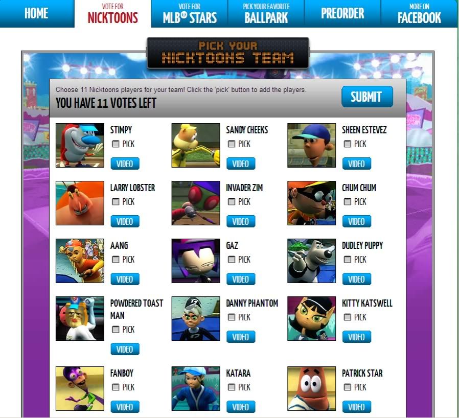 nicktoons mlb fan voting
